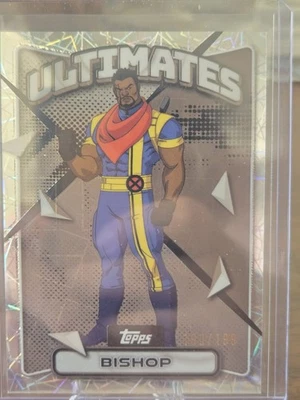 MINT 2025 TOPPS FINEST X-MEN '97 BISHOP ULTIMATES  LASER REFRACTOR # 190/199 - Image 1 of 3