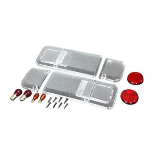 For Honda Acty HA3 to HA7 Clear Tail Light Lens Set with Bulbs Screws From Japan - Bild 1 von 12
