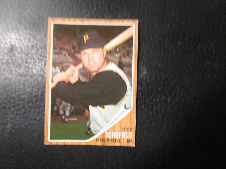 1962   TOPPS#484  DICK SCHOFIELD  PIRATES     EXMT+ - Image 1 of 1