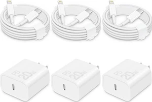Cargador Iphone Carga Rápida 20W USB-C Certificado MFi Apple IP Series i Pad - Imagen 1 de 7