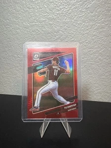 2021 Panini Donruss Optic - Yu Darvish #114 Red Prizm /60 - Foto 1 di 2