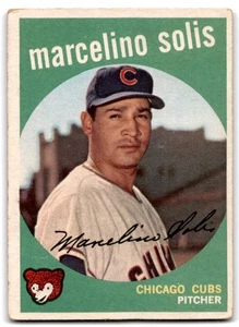 1959 Topps Marcelino Solis #214 Cubs - Picture 1 of 2