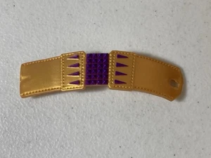 Monster High - Day At The Maul - Clawdeen Wolf’s Gold & Purple Doll Belt - Picture 1 of 6