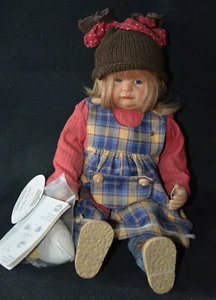 Götz Künstlerpuppe Wilma von Karin Schmidt von 2000 mit Zertifikat - Bild 1 von 4