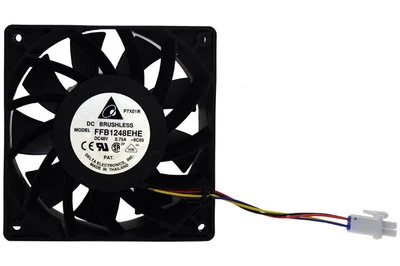 48V DC Brushless Axial Flow Fan Delta FFB1248EHE 6C89 - Image 1 of 4