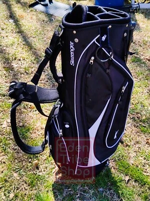 Bolsa de golf Slazenger Cart negra 7 vías ligera Foto 1 de 4