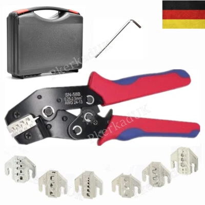 7 PCS Multifunktionale Crimpzangen Set Crimpzange Aderendhülsenzange Presszange - Bild 1 von 4
