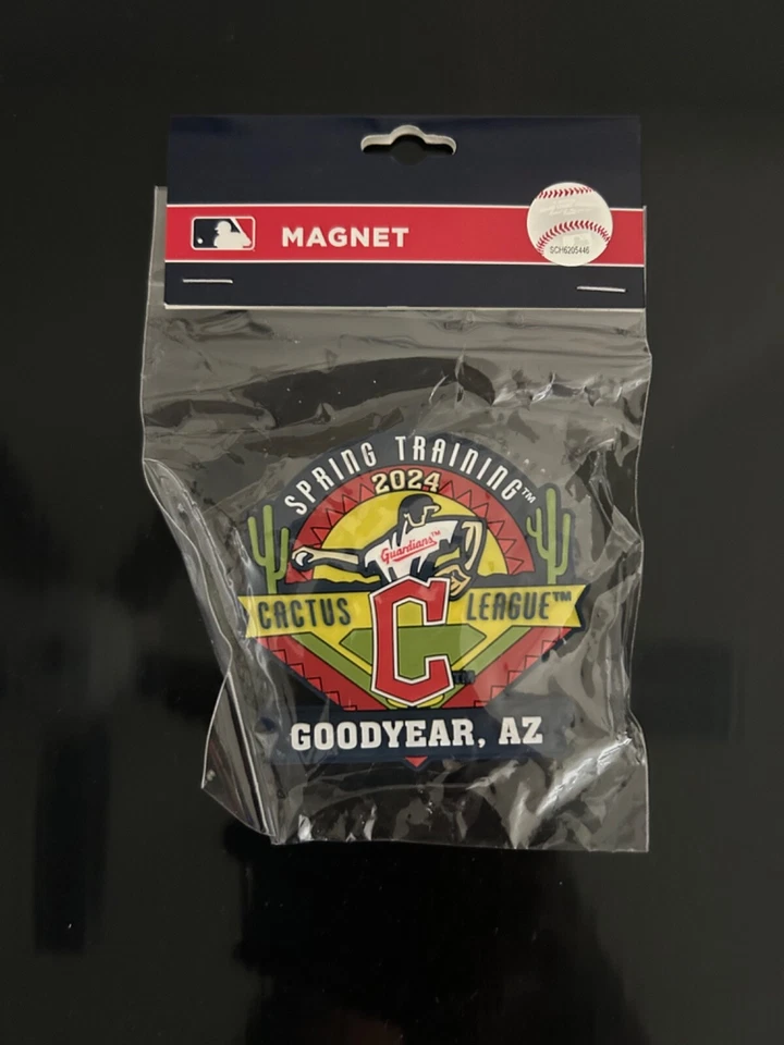 Imán de la Liga de Cactus Entrenamiento de Primavera 2024 Cleveland Guardians Goodyear Arizona Foto 1 de 1