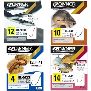 Owner® gebundene Zielfisch Haken Allround Zander Aal Wurm Karpfen Brasse Scholle - Bild 1 von 45