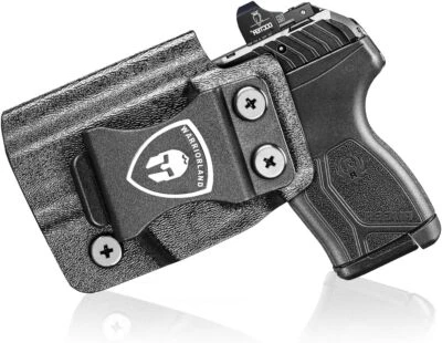 IWB Kydex Holster Optics Cut: Ruger LCP Max .380 Pistol Inside Waistband - Image 1 of 4