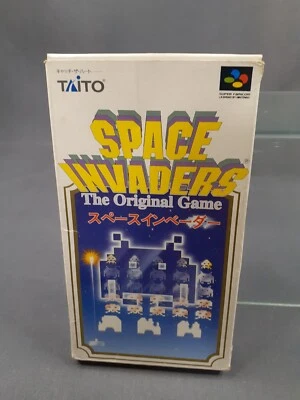 NINTENDO SUPER FAMICOM SFC Space Invaders Japanese Version Boxed - Image 1 of 4