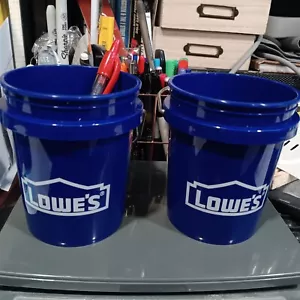 Mini Bucket Lowe's TWO 0.5-Quart BPA-Free Food-grade Paint Mini Buckets. NEW - Bild 1 von 1