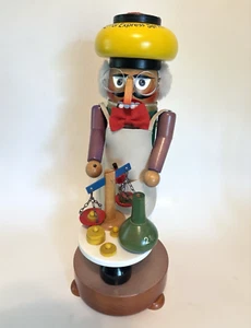 Cascanueces Steinbach Farmacéutico Farmacéutico Tallado a Mano Alemania 15" De Colección - Imagen 1 de 11