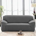 1 2 3 4 Seater Stretch Sofa Cover Slipcover Solid Chair Couch Cover Protector