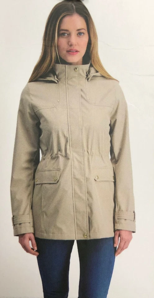 Chaqueta Anorak Impermeable para Damas con Capucha Desmontable Piedra Foto 1 de 1