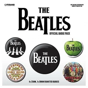 The Beatles button badges - 5 pack - Official Merchandise - Imagen 1 de 1