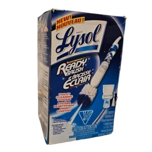 Lysol Ready Brush Toilet Cleaning System New In Box Foam Caddy Clean Scent - Picture 1 of 4