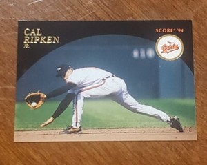 1994 Score Burger King #9 Cal Ripken Jr Baltimore Orioles Jr. Baseball Card