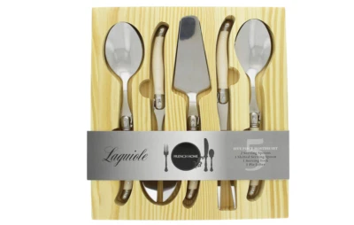 Laguiole French Home Hostess Set 5-Piece Serving Utensils Set with Slotted Spoon - Image 1 of 3