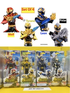 Gozyuger No.1 Sentai – Wolf, Tyranno, Leon, Polar Action Figures Set of 4 New - Picture 1 of 24