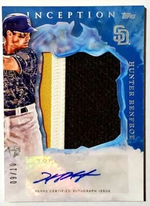 🔥HUNTER RENFROE 9/10 ROOKIE 2017 TOPPS INCEPTION BLUE JUMBO AUTOGRAPH BREWER🔥 - Bild 1 von 3
