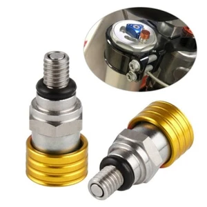 2x Válvula de alivio de purga de aire de horquilla M5x0,8 para motor Kawasaki/Honda/Yamaha/Suzuki - Imagen 1 de 5