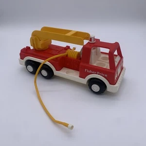 Vintage Fisher Price Little People Feuerwehrauto 1988 #2361 - Bild 1 von 7