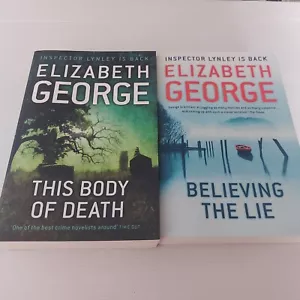 2 x Bulk Book Lot By Elizabeth George In Aust now ready to post Crime Mystery - Picture 1 of 6