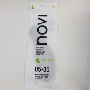 Novi Comfort Insoles Eco Friendly- Size 5 (05.35) New - Picture 1 of 4