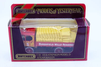 2818 Matchbox Models of Yesteryear Y-18 1918 Atkinson Model D Steam Wagon  OVP - Bild 1 von 4