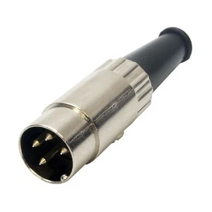 Switchcraft 4 Pin DIN gerader Stecker. 210 Grad. Quad 33 44 303 405 405-2 - Bild 1 von 2