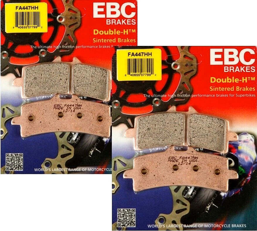 2 juegos de pastillas de freno delanteras EBC HH 2011-20 Suzuki GSXR600/750 FA447HH Foto 1 de 1