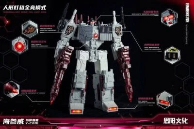 New Siyang Culture Y-C001 Metroplex Transformable Toy Action Figure In Stock - Image 1 of 4