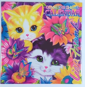 Lisa Frank New 2019 Calendar 16 Month Wall Hanging Year Contemporary Artwork New - Picture 1 of 6