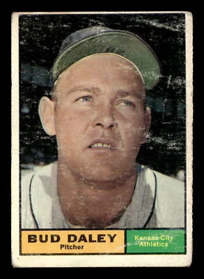 Bud Daley 1961 Topps #422 Kansas City Athletics GD-VG - Image 1 of 2