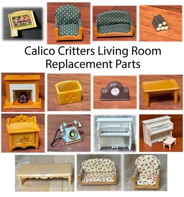 Lote De Colección Calico Critters Sala De Repuesto Muebles Accesorios Tú ELIGES Foto 1 de 4