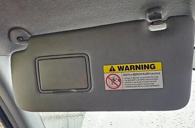 Honda CRV 2002-2004 parasol gris par conductor pasajero conjunto OEM lote de montaje a empuje Foto 1 de 4