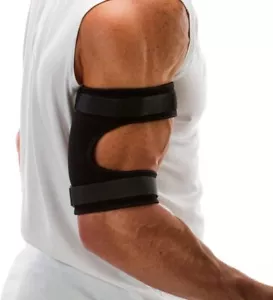 Cho-Pat Bicep/Tricep Cuff, Compression Brace for X-Large (Pack of 1), Black - Picture 1 of 6