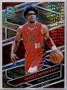2024-25 Panini Spectra Scoot Henderson RC 04/25 Portland Trail Blazers #142 - Picture 1 of 2