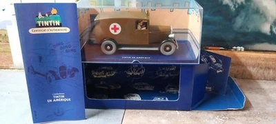 TINTIN L'AMBULANCE DE CHICAGO DE TINTIN EN AMERIQUE N° 51 - Atlas Hergé 1/43 : - Photo 1/4