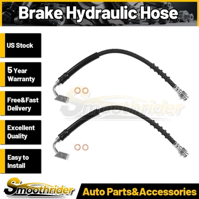 Front Brake Hose Brake Line Fits 1987 1988 1989 1990 1991 1992 1993 Dodge D350 - Image 1 of 4