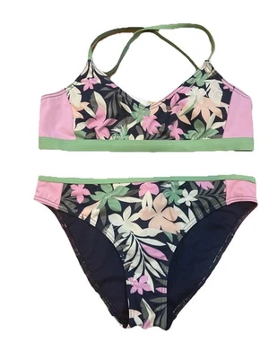 Купальник Roxy Girl Ilacabo Active Athletic топ бикини комплект из 2 предметов размер 14 - Изображение 1 из 4