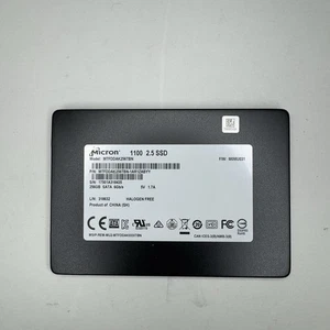 Micron 1100 MTFDDAK256TBN 256GB SATA III 2.5in Solid State Drive - Tested - Picture 1 of 2