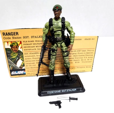 G.I. Joe 25th Anniversary Stalker (V9) (completo) (con tarjeta de archivo) Foto 1 de 4