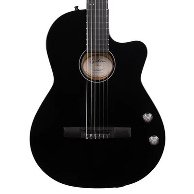 Godin Limited Edition Nylon Arena Pro Cutaway A/E - Onyx Black - Image 1 of 4