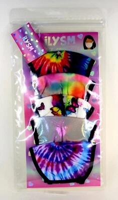 ilysum! 5 cubiertas faciales, hippi, arco iris, mariposas, azul claro, hippi Foto 1 de 2