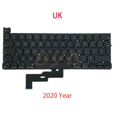 New a2338 Keyboard Replacement For Macbook Pro 13" M1 A2338 UK Keyboard 2020 - Image 1 of 4