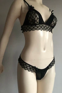 RRP €400 Authentic Myla Lingerie Lace Sleepwear set (x2 Bra) - Picture 1 of 12