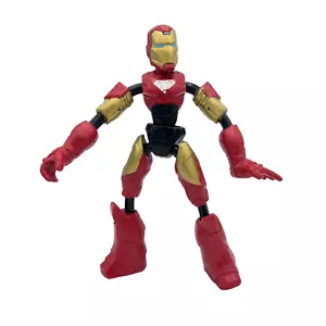 2019 Marvel Hasbro Avengers Iron Man Bend and Flex 6" Action Figure Gold and Red - Bild 1 von 9