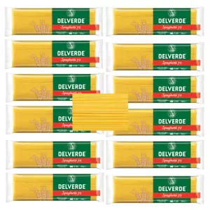 2 -12 pz. Delverde Spaghetti 72 Pasta Spaghetti in Semola di Grano Duro 500g - Foto 1 di 7